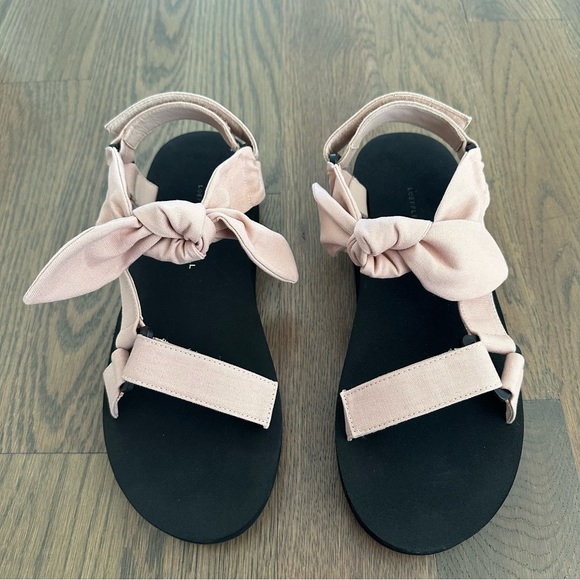 Loeffler Randall Shoes - NIB Loeffler Randall Women's Maisie Linen Cotton Sport Sandals Berlap/Black 9.5M